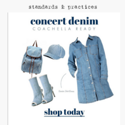 Standards &amp; Practices Concert Denim