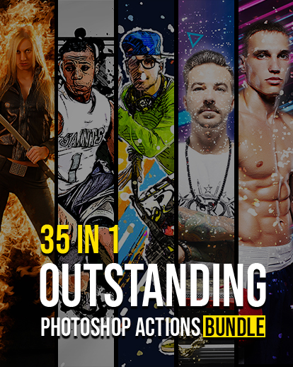 35 In 1 Outstanding Photoshop Actions Bundle