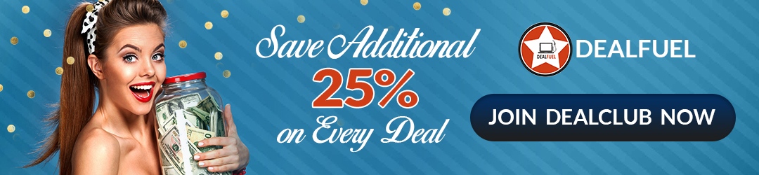 Join DealClub and Get Extra 25% OFF Sitewide