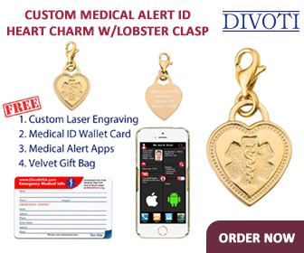 Medical Alert ID Charm