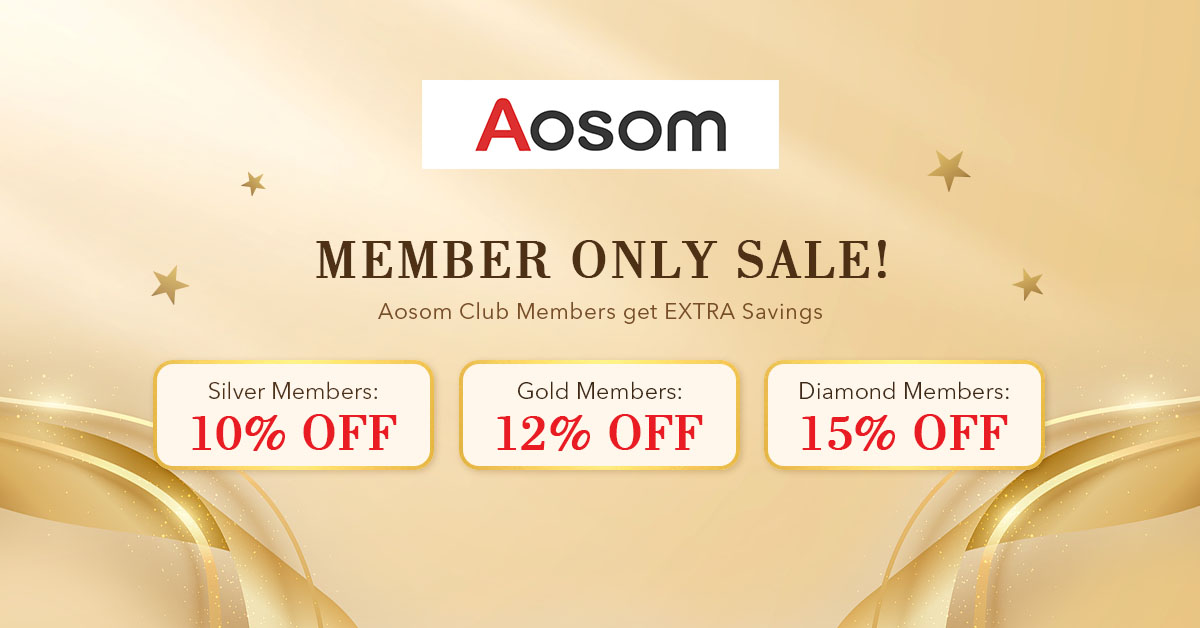 Member Only Sale - Aosom Club Members (Only) get Extra Deep Discounts this weekend!