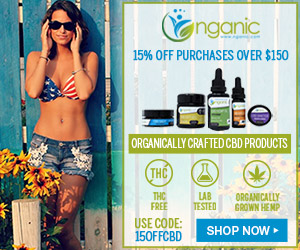 15% Off orders over $150 Coupon 15OFFCBD 