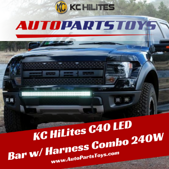 Shop KC HiLites C40 LED Bar w/ Harness Combo 240W at Autopartstoys.com