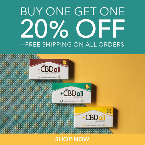 Buy one, get one 20% off* and FREE SHIPPING*