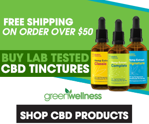 Buy Lab Tested CBD Tinctures from Green Wellness now! Free Shipping on Orders Over $50!