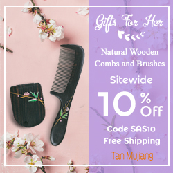 Gifts for her! Natural wooden combs and brushes. Sitewide 10% off use code SAS10. Free shipping!