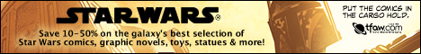 Save 10-50% on Star Wars Comics, Graphic Novels, Toys & Statues