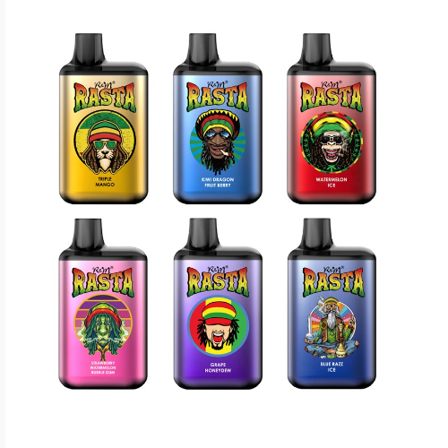 Ltd - $7.99 for R and M Rasta Disposable Vape Kit 5500 Puffs 13ml