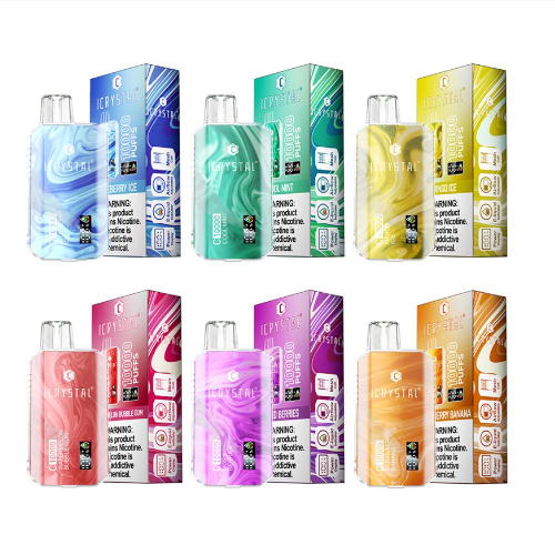 Ltd - $8.99 for Icrystal C10000 Disposable Vape Rechargeable Battery 18ml – User Friendly