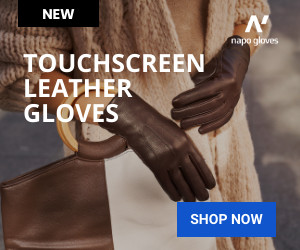 Touchscreen leather gloves