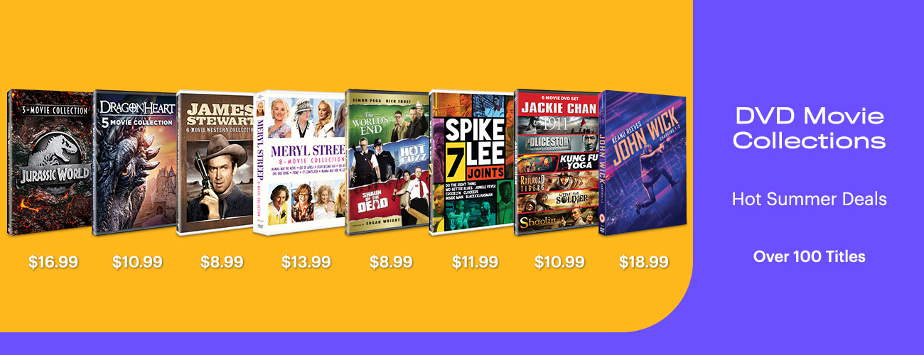 1300x500 DVD Movie Collections