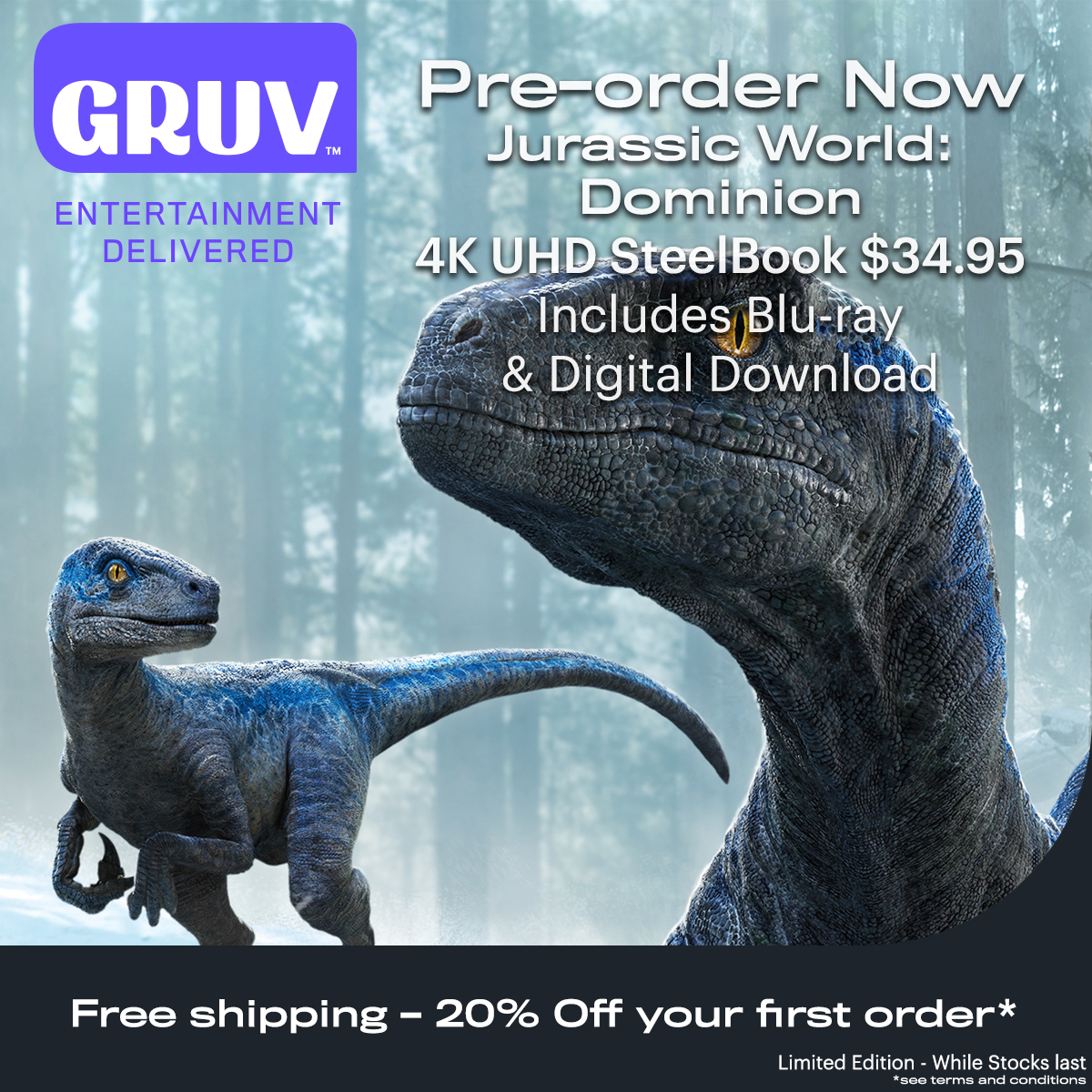 Universal Studios - JURASSIC WORLD: DOMINION- ...