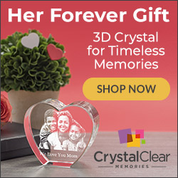 Find Quality Custom One of a Kind Mother's Day Gifts at CrystalClearMemories.com - Personalize your 3D Crystal Photo Gift Today. Free Shipping! Shop Now.