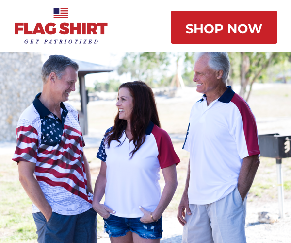 Flag Shirt, patriotic clothes for everyone.Roy L. Nelson, Jr. In Memory. 