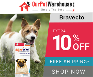 1 Tasty Chew for 12 Weeks of Flea & Tick Prevention. Extra Discount + Free Delivery All Orders. Buy Online Now!