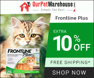 Buy Cheapest Flea & Tick Treatment for Cats. Frontline Plus at 10% Extra Discount + Free Shipping