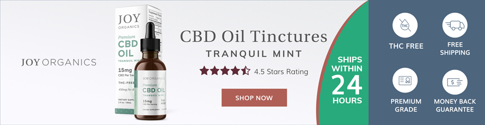 Premimum THC Free CBD Tinctures