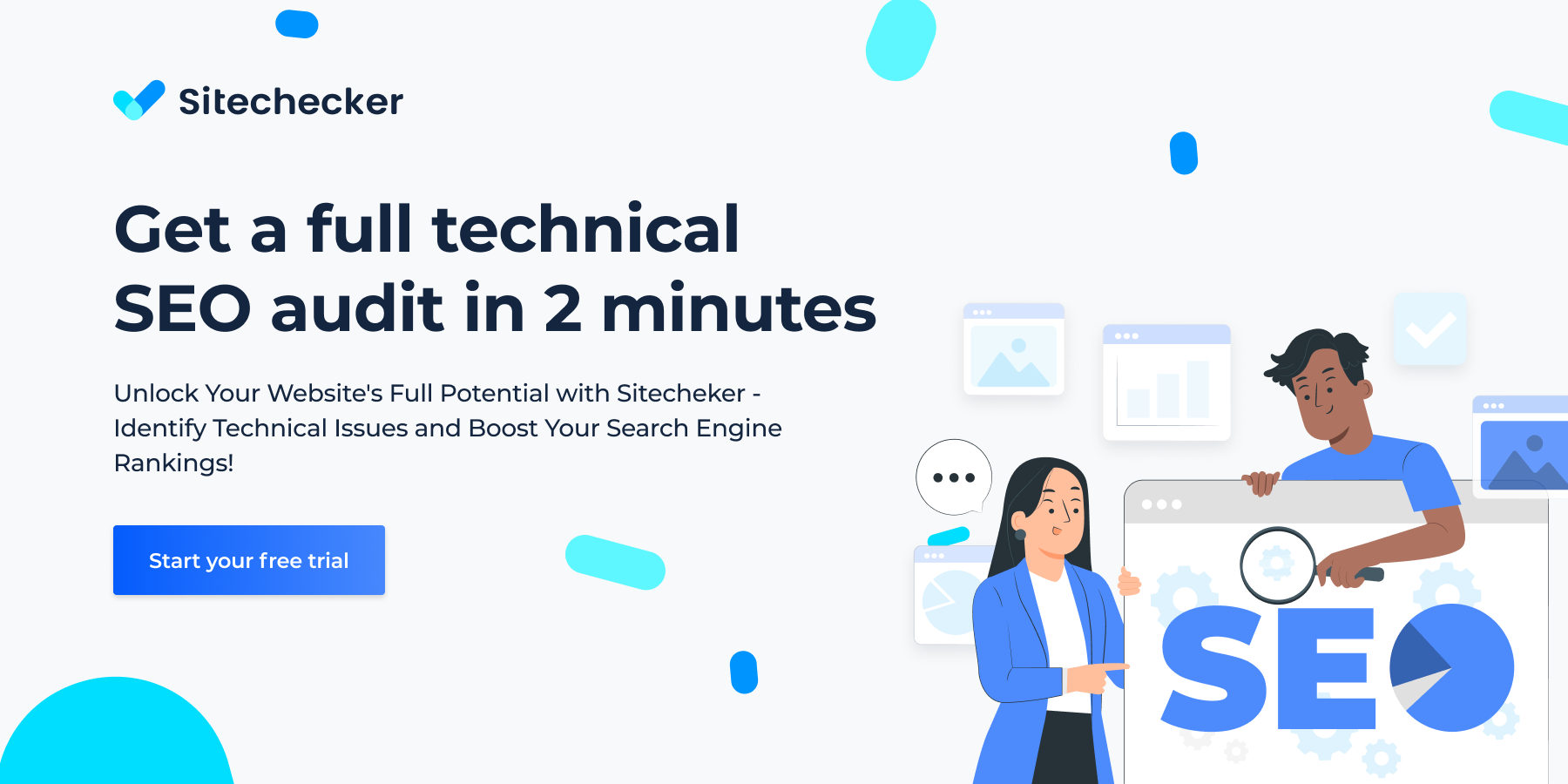 Get a full technical SEO audit in 2 minutes