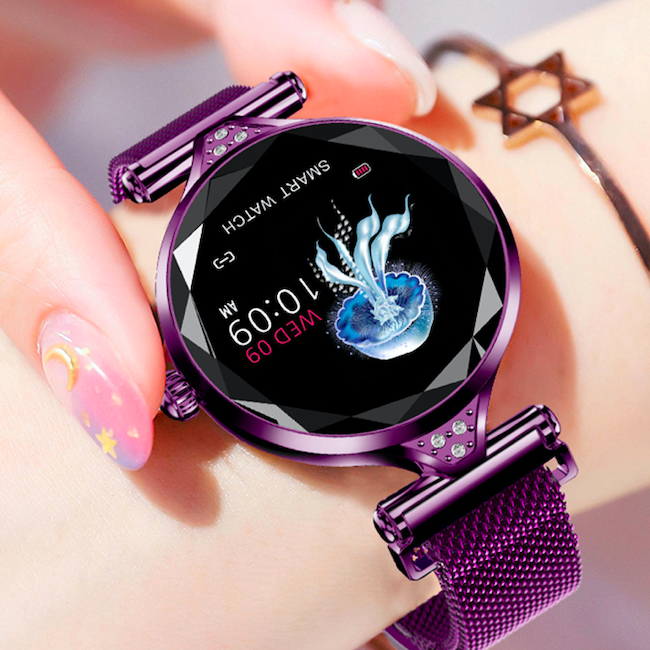 fashion 3d glass smart watch