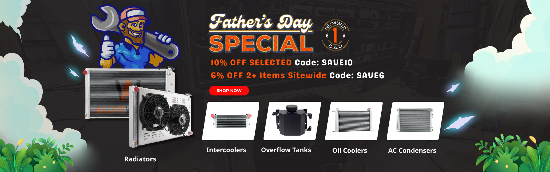 Save 10% On Selected Parts 