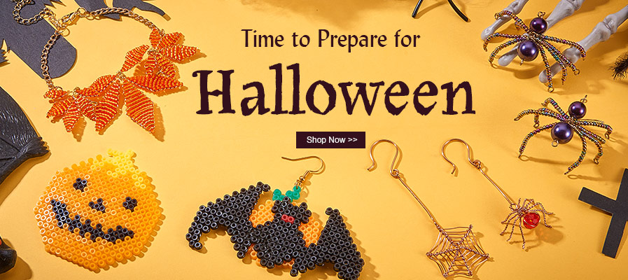 Beading Supplies Collections for Halloween, Extra 8% Off for Whole Order. No Minimum Amount.