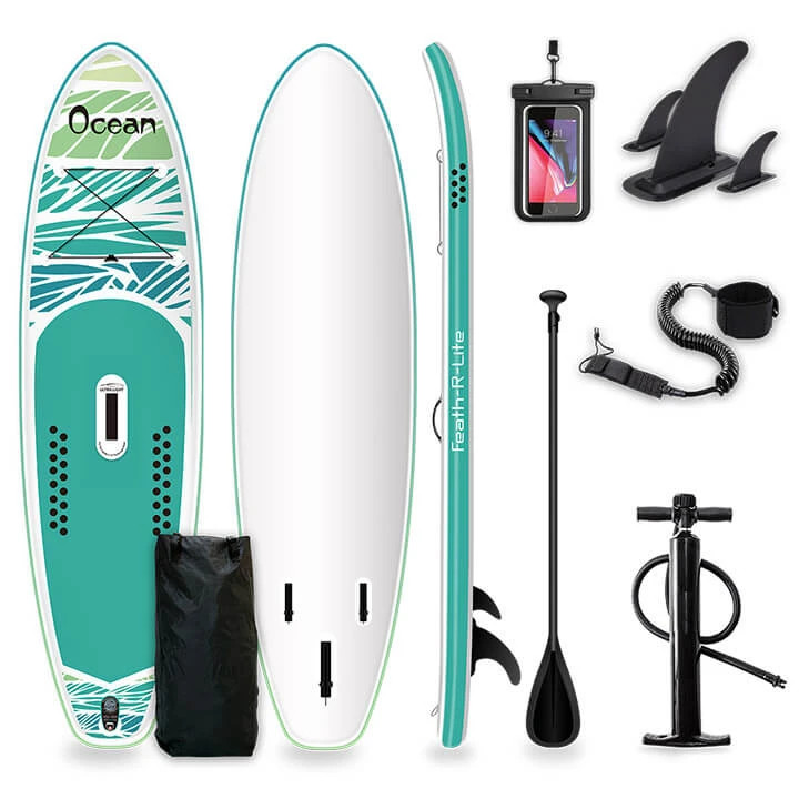 5% OFF Feath-R-Lite Inflatable Paddle Board SUP Ocean